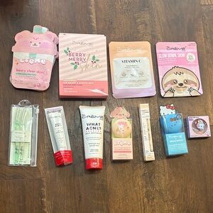 Crème Shop Skincare Mask Collection and other items - Pink, Red, White